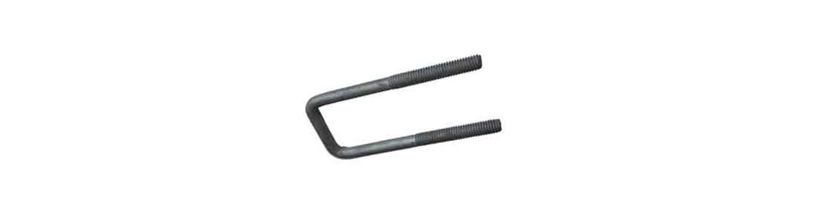 150M Standard U-Bolt Steel Plain 3/4 Pipe 1.05 OD 1/4 Rod