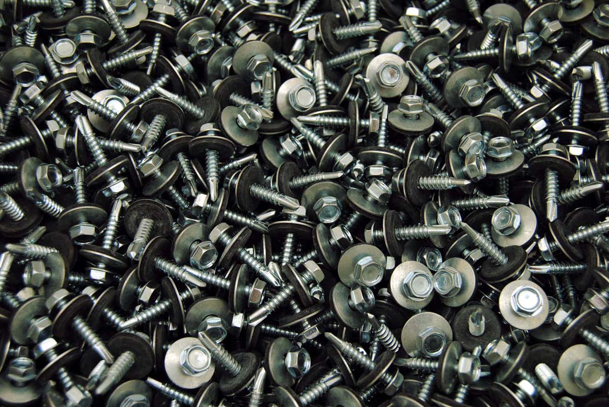 Hex Washer Head with Bonded Washer Self-Drilling Screw