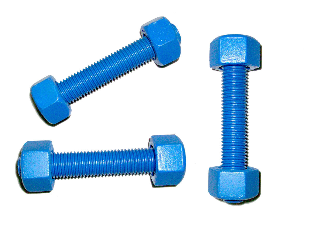 ASTM A193 B7 Stud Bolts C/W 2 Nuts A194 GR.2H, 5/8X135
