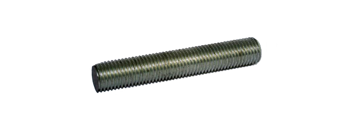 China Zinc Plated Threaded Rod With Nuts, 1/4X1000