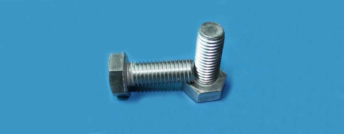 China Din 933 Silver Zink-Coated Screws, M10x35
