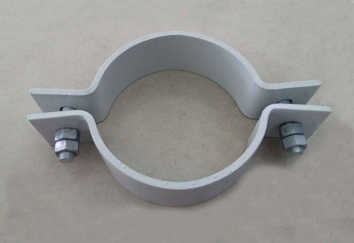 PVC Coating U-Clamps With 2 Bolts And 4 Nuts,50 X 6 X 119/M16 X 50