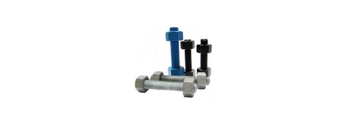 ASTM A193 Gr B7 Stud Bolt With 2 Hexagonal Nuts and Washers 3/4X 4-1/2