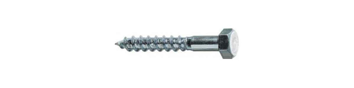 Hexagon Head Wood Screws Din 571, 8 x 50