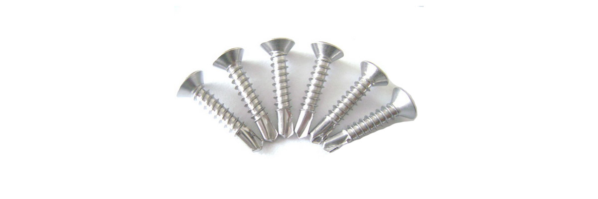 Cross Recessed Countersunk Head Drilling Screws With Tapping Screw Thread Din 7504O-H, 3.5 x 19