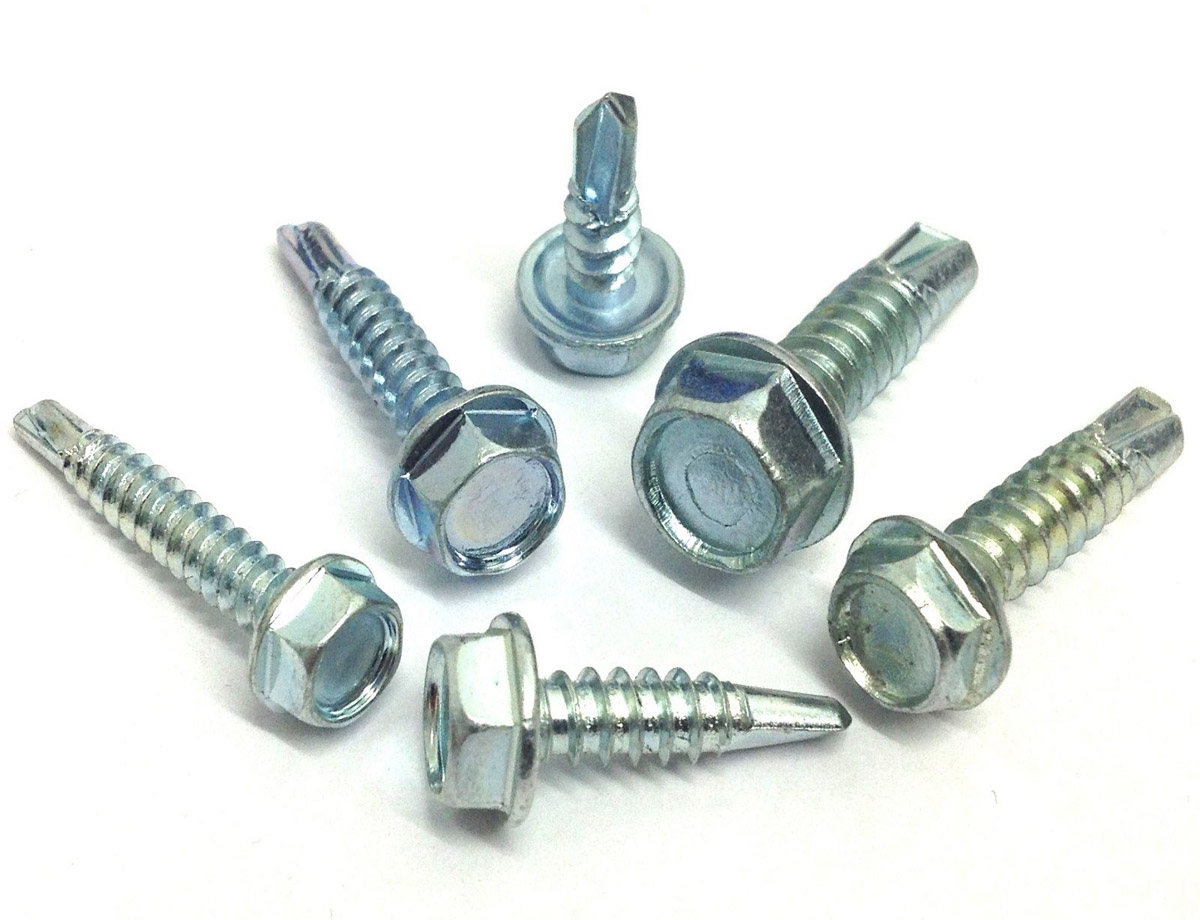 Self-Drilling Screws Hex Head Din 7504K, 5.5 x 19
