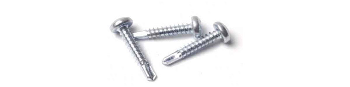 Cross Recessed Pan Head Drilling Screws With Tapping Screw Thread Din 7504M, 4.2 x 13