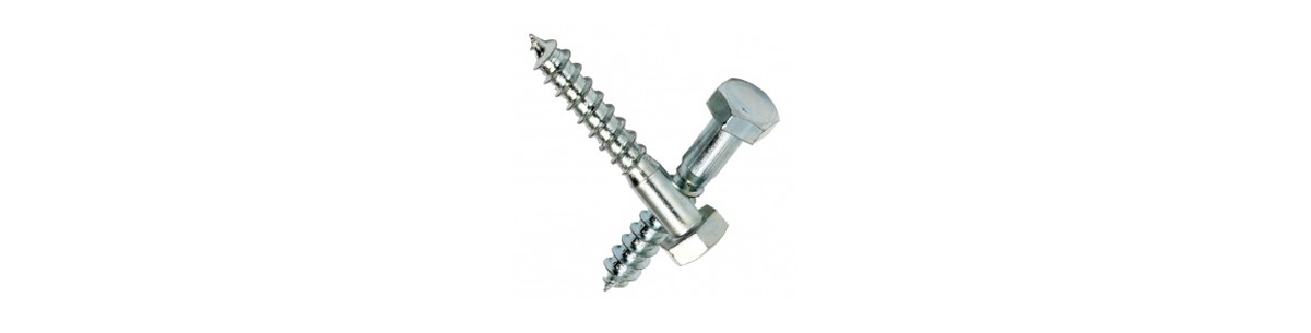 Coach Screws, Carbon Steel M6 x 60mm