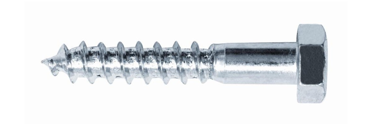Coach Screws, Carbon Steel M12 x 120mm