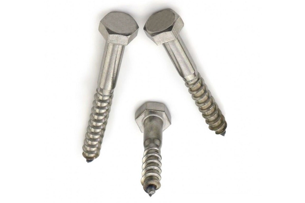 Coach Screws, Stainless Steel M10 x 80mm