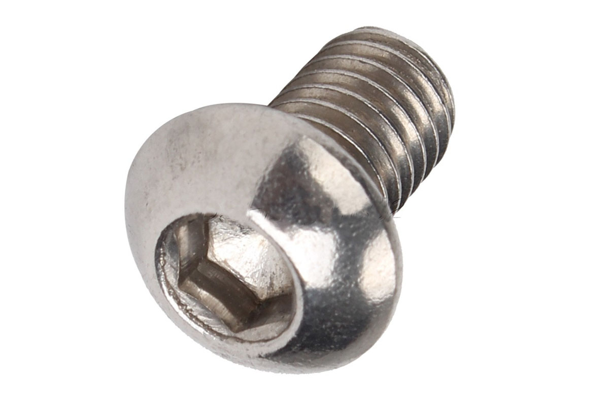 Button Head Hex Socket Cap Screws, Stainless Steel 5/8x1-1/2