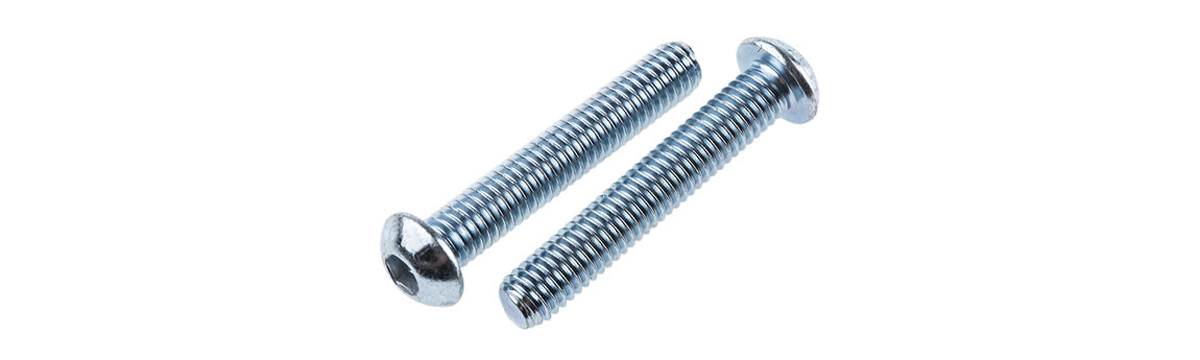Button Head Hex Socket Cap Screws, Carbon Steel M12x60mm