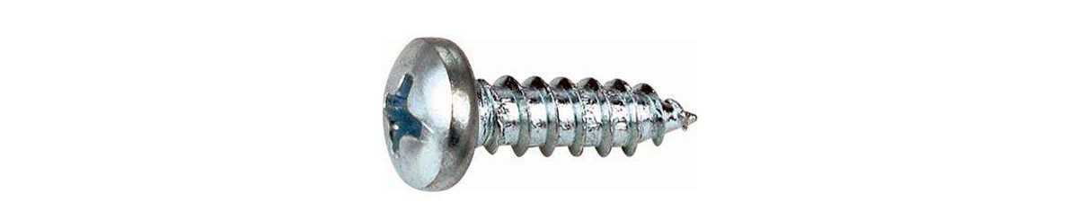 Tapping Screws, Cross Recessed Pan Head DIN7981 3.9 x 13mm