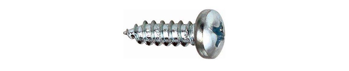Tapping Screws, Cross Recessed Pan Head DIN7981 4.5 x 12mm