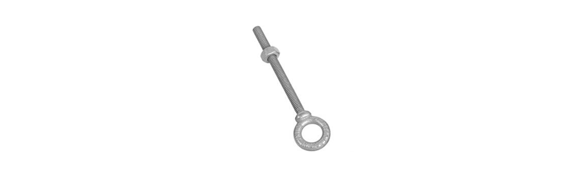 Eye Bolts, Hot Dip Galvanized Carbon Steel Eye Bolts with Nut M10X175mm