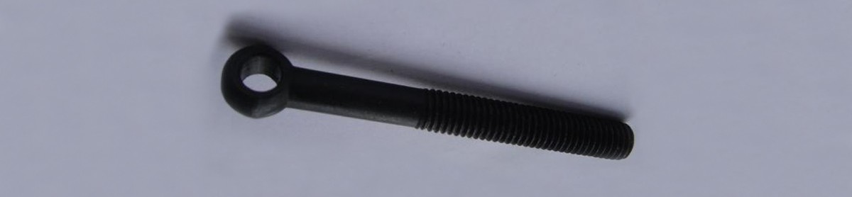 Eye Bolts, Black Carbon Steel Eye Bolts M8X125mm