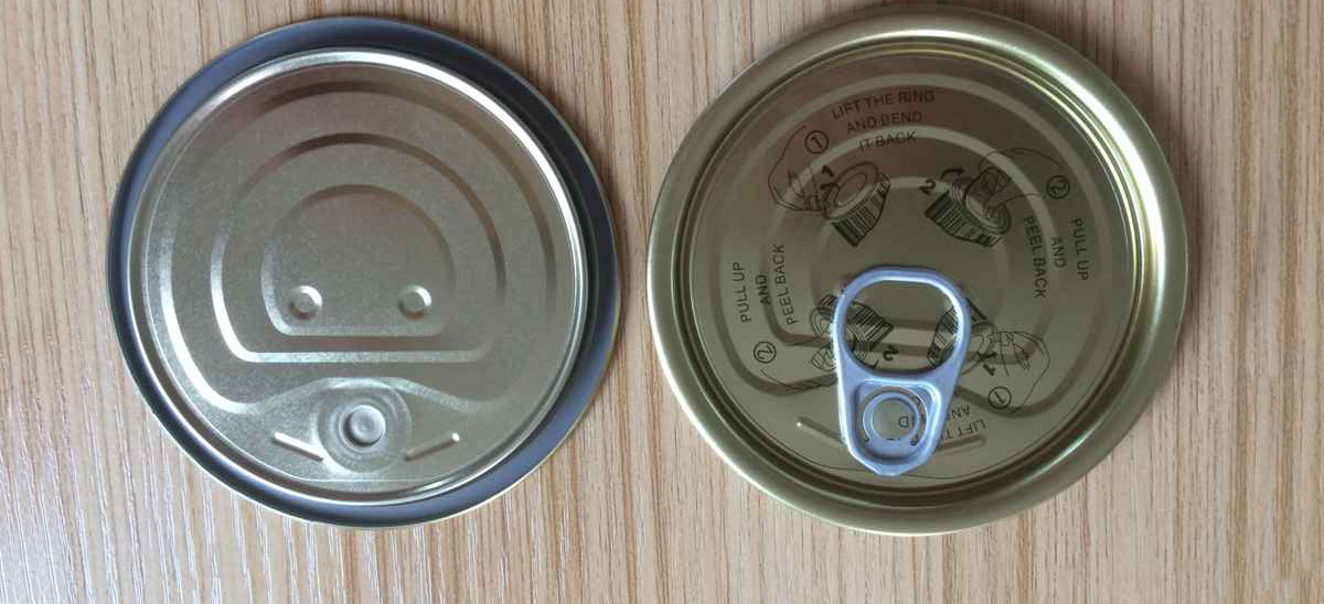 Metal Easy Open can End 401 EOE for Food With English Pull Off Function Instruction