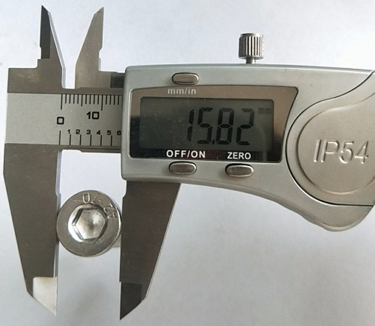 Bolt RVS A2 DIN6912 M10X40 with M4  hole 2