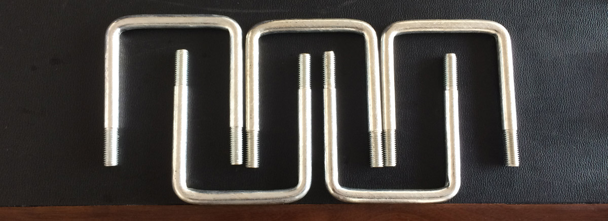 Carbon Steel U Bolt M12X90X114 Zinc Plated 2