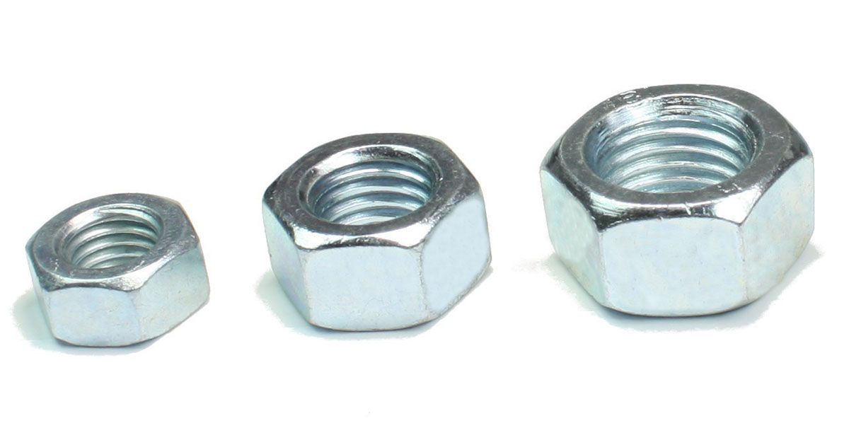 Zinc Plated Galvanized Hexagon Nuts Din934 M6