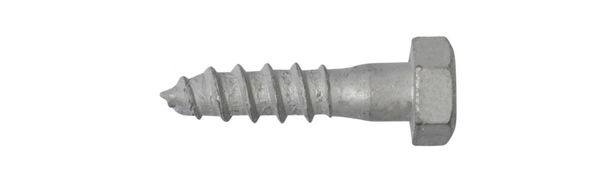 Coach Screws, Hot Dip Galvanized M10 x 130mm