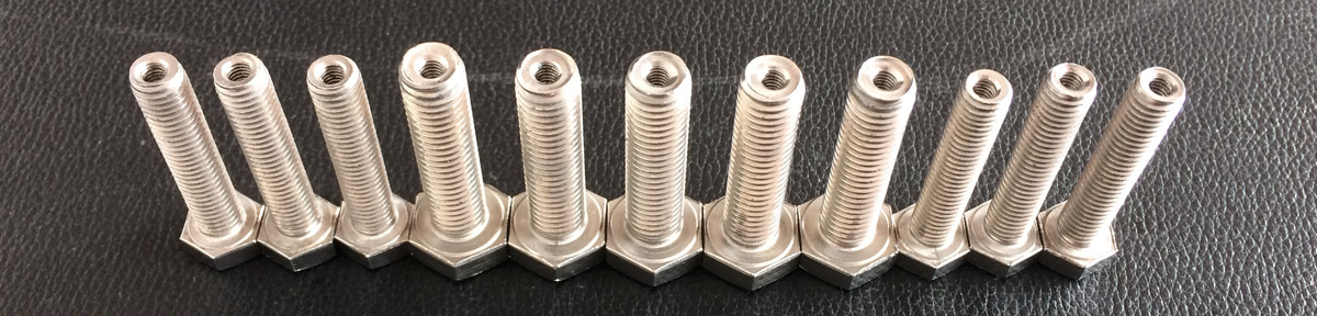 A2 Hex Bolt DIN933 M10x40, RVS Bold, Bolt RVS A2