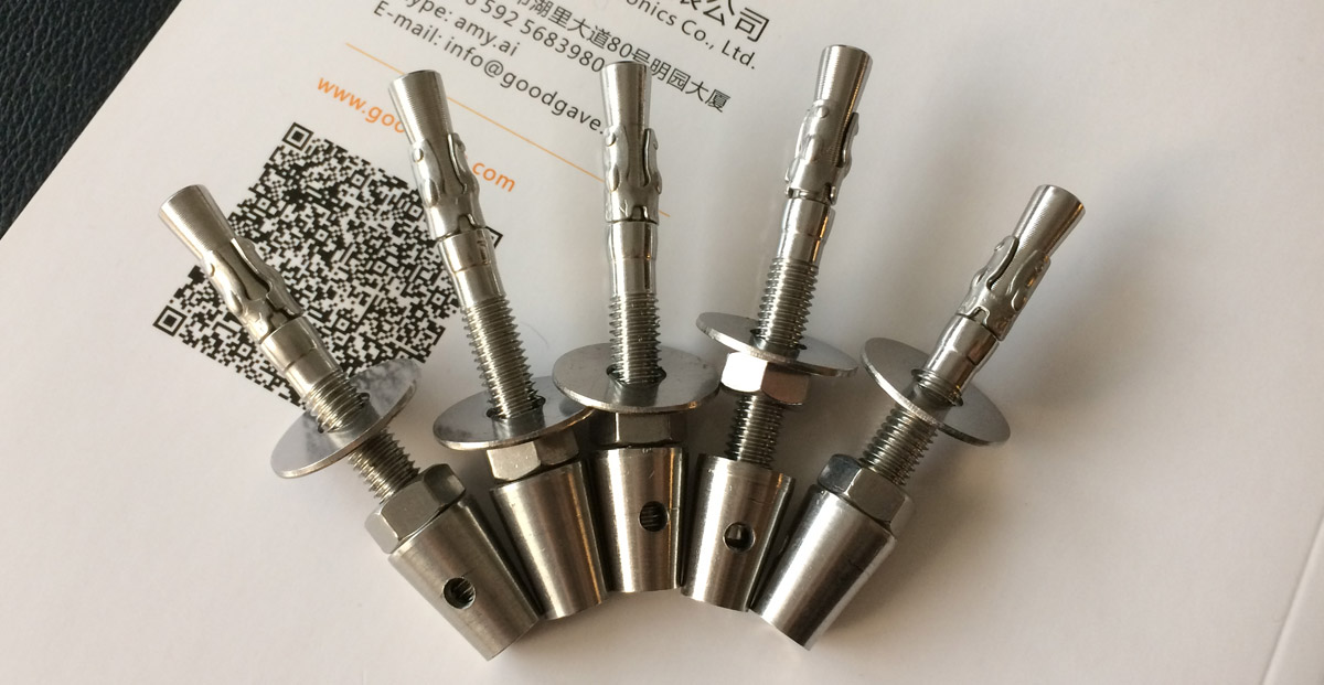 A2 Anchor Bolt M8X75 with A2 Tapered Nut M8