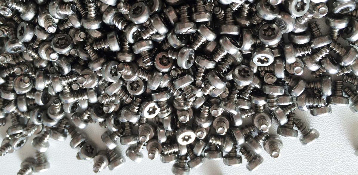 SS304 Self-tapping flat head Torx Pin Screw M3