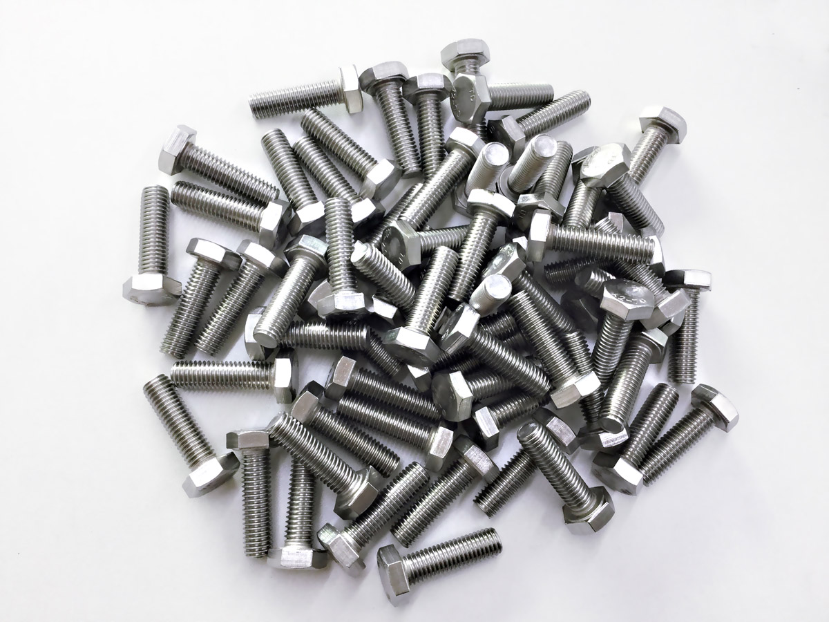Bolt and nut SS304 SS316 DIN933 Hex Bolt