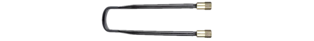Scania Galvanized steel square truck U bolt with nuts