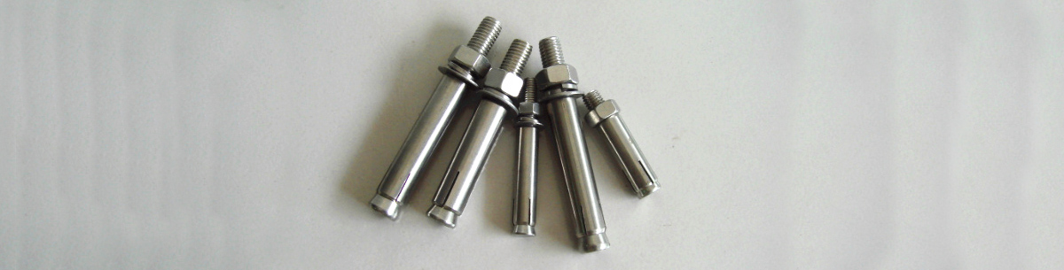 Many Types of Sleeve Anchors with Hex Flange Nuts Bolts