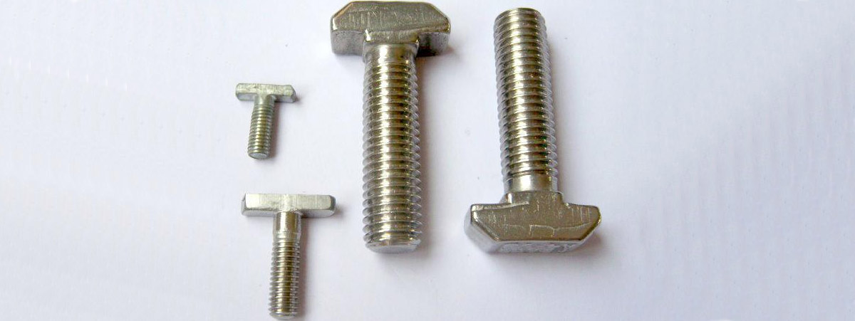 Hammer head zinc plated M6 T bolts