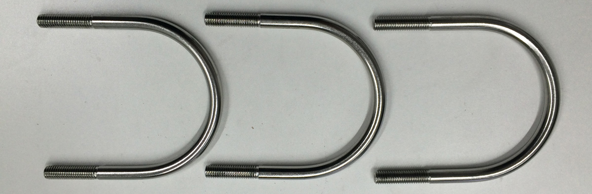 SS304 U Bolt M8X51X76 M8X64X89 M8X77X102 5