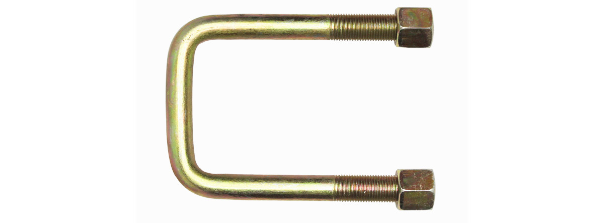 heavy truck galvanized square u bolt with nuts