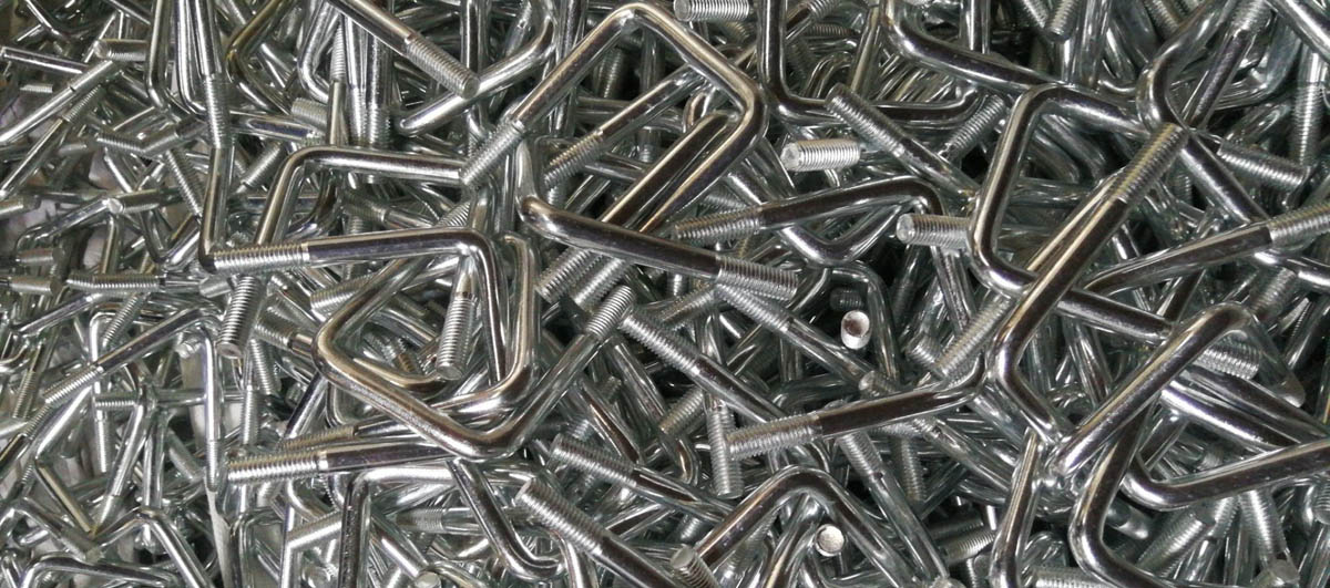Carbon Steel U Bolt M12X90X114 Zinc Plated 4