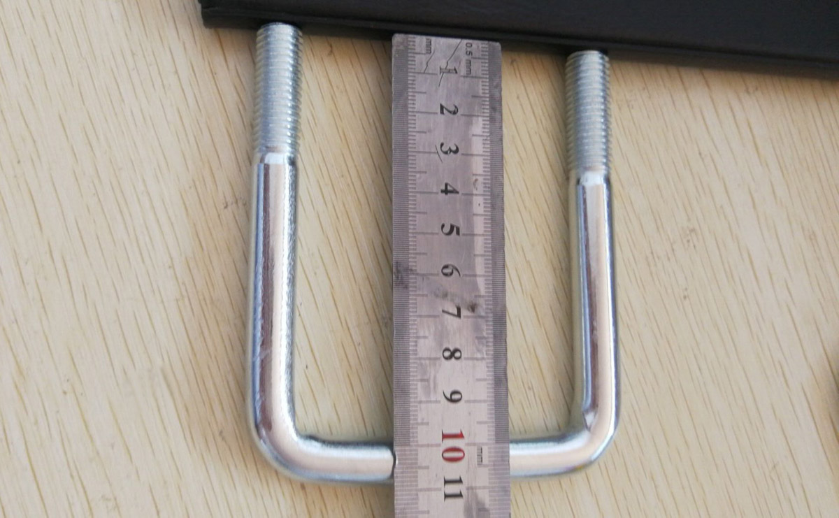 Carbon Steel U Bolt M12X90X114 Zinc Plated 5