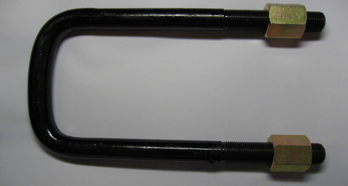 good quality big size u bolts for 24T bogie supension