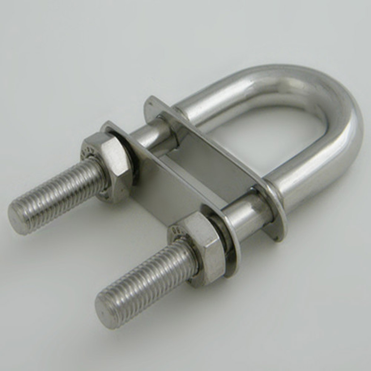 Standard size High quality Induction Hardened alloy steel U bolts with plate