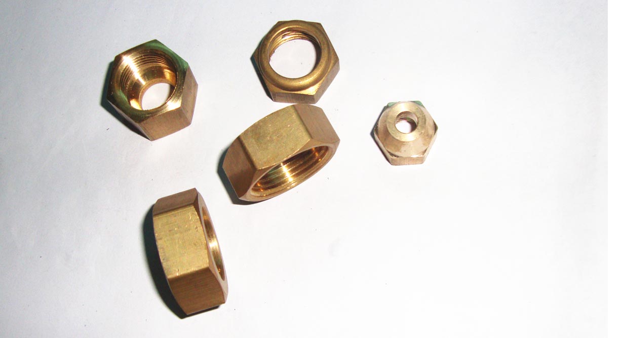 DIN6923 brass flange nuts