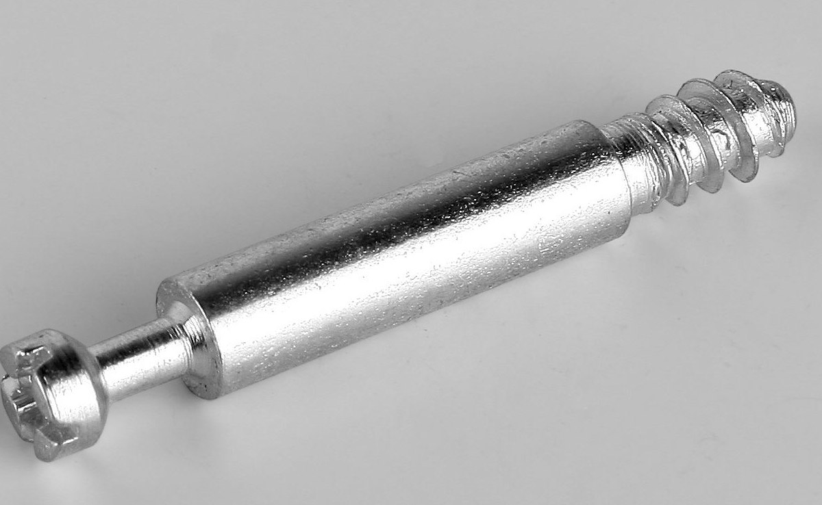 Zinc finish iron furniture connecting bolt for cabinet
