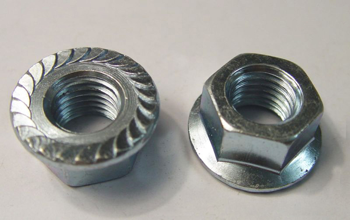 High quality DIN6923 Steel hex flange nut