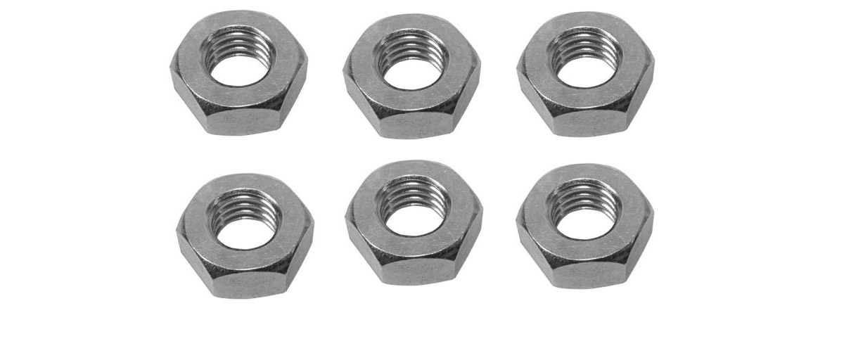 Zinc plated industry stainless steel m25 hex nut