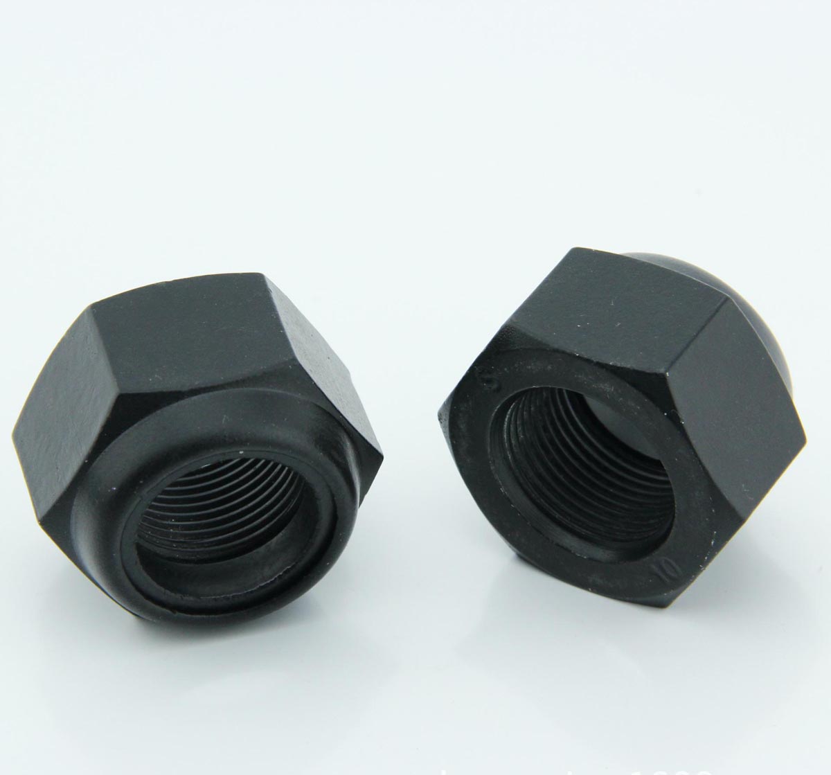  Lock Nuts DIN985 Nylon Insert Nuts Black 