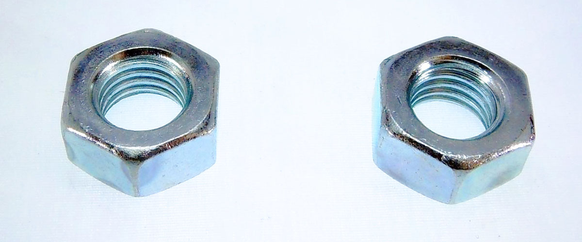 Carbon steel zinc plated hexagon nuts for bolts