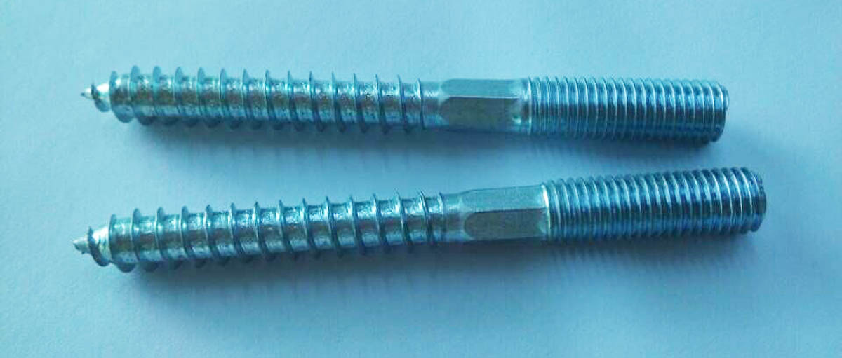 Zinc coated Basin screw with Hexagonal head 