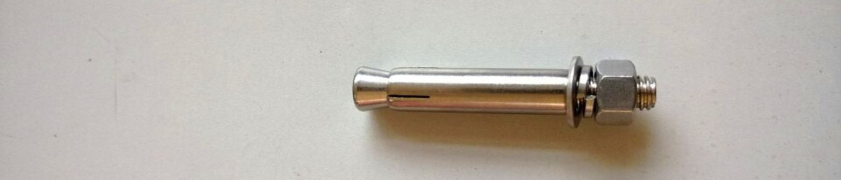 M16 anchor bolt and nut