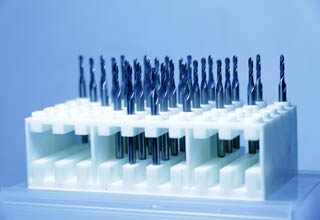 Bright HSS end drill bit for drilling metal and steel