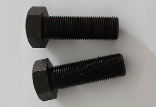 China Bolts Mild Steel Black Hex Head With Hex Nuts, 12mmX62mm