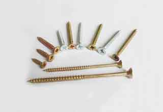 China Yellow Zinc Plated Galvanized Chipboard Screw CSK Head Pozi 6X90/60