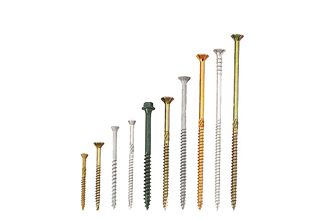 China Yellow Zinc Plated Galvanized Chipboard Screw CSK Head Pozi 6X160/70